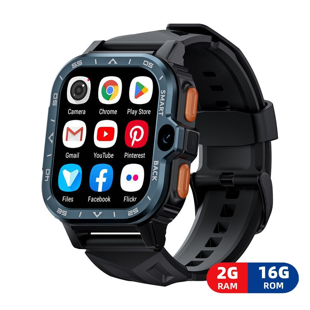Smart Watch Phone — 2.0" Display, Heart Rate, All-Network Compatible