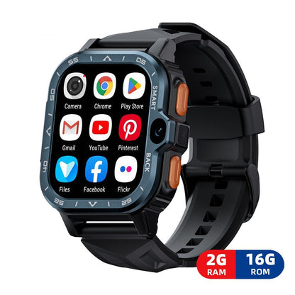 Smart Watch Phone — 2.0" Display, Heart Rate, All-Network Compatible