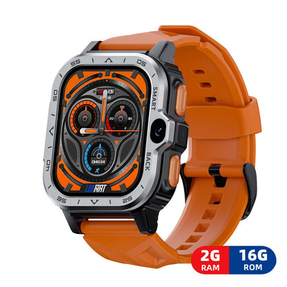 Smart Watch Phone — 2.0" Display, Heart Rate, All-Network Compatible