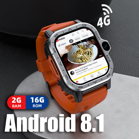Smart Watch Phone — 2.0" Display, Heart Rate, All-Network Compatible