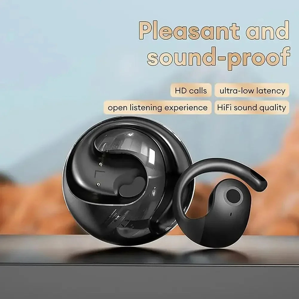 OWS Bluetooth 5.4 Earbuds — HiFi Stereo, Smart Touch & Waterproof