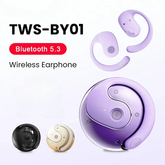 OWS Bluetooth 5.4 Earbuds — HiFi Stereo, Smart Touch & Waterproof