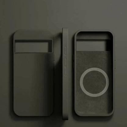 Luxury Liquid Silicone Magnetic Case For Google Pixel 8 7 6 Pro For Magsafe Cases Wireless Charge Bumper Cover Phone Accessories