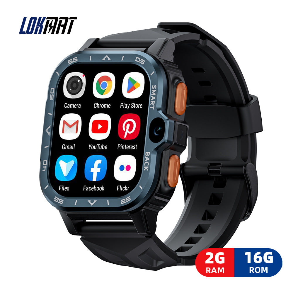 Smart Watch Phone — 2.0" Display, Heart Rate, All-Network Compatible