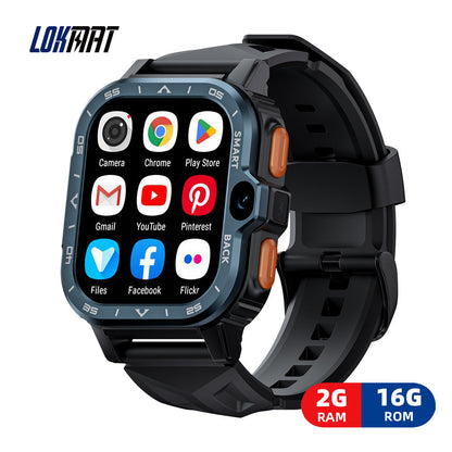 Smart Watch Phone — 2.0" Display, Heart Rate, All-Network Compatible