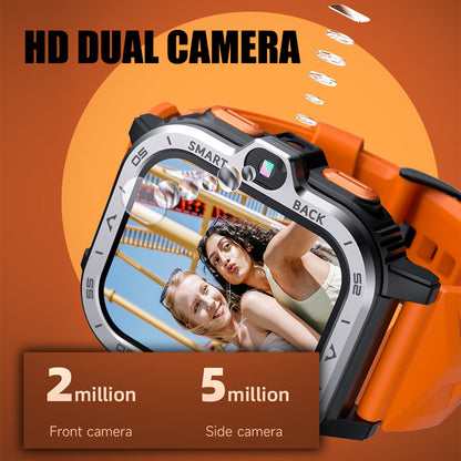Smart Watch Phone — 2.0" Display, Heart Rate, All-Network Compatible