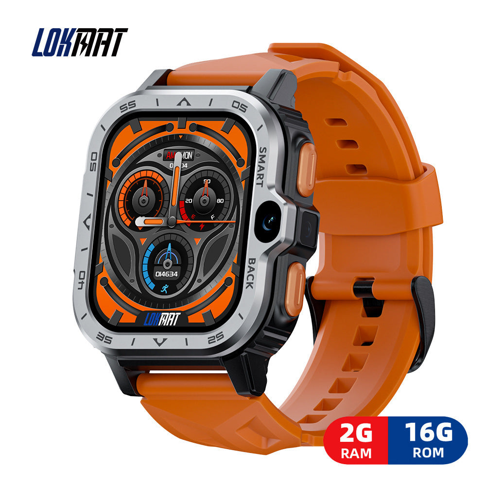 Smart Watch Phone — 2.0" Display, Heart Rate, All-Network Compatible