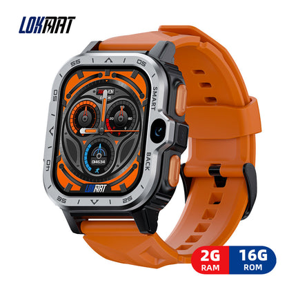 Smart Watch Phone — 2.0" Display, Heart Rate, All-Network Compatible