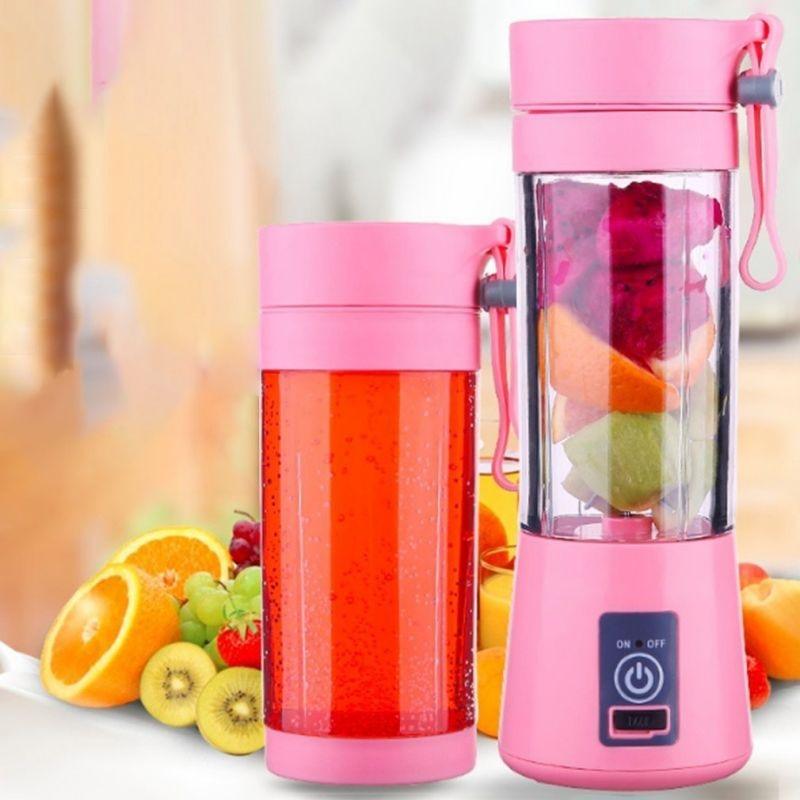 Stevvex Portable USB Blender — 6-Blade Smoothie & Juicer Bottle, 500ml