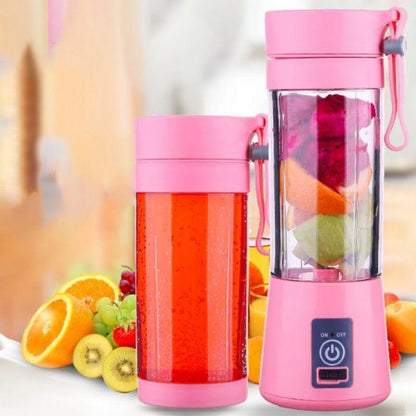 Stevvex Portable USB Blender — 6-Blade Smoothie & Juicer Bottle, 500ml