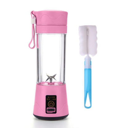 Stevvex Portable USB Blender — 6-Blade Smoothie & Juicer Bottle, 500ml