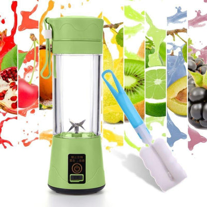 Stevvex Portable USB Blender — 6-Blade Smoothie & Juicer Bottle, 500ml