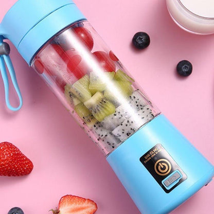 Stevvex Portable USB Blender — 6-Blade Smoothie & Juicer Bottle, 500ml
