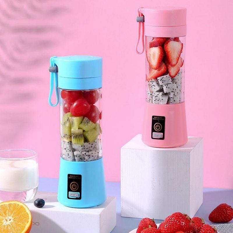 Stevvex Portable USB Blender — 6-Blade Smoothie & Juicer Bottle, 500ml