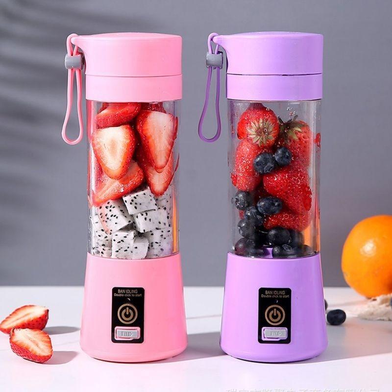 Stevvex Portable USB Blender — 6-Blade Smoothie & Juicer Bottle, 500ml